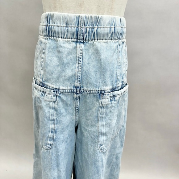 Free People We The Free Forget Me Knot Pull-On Jeans Size Large‎  Light Wash - Picture 6 of 16